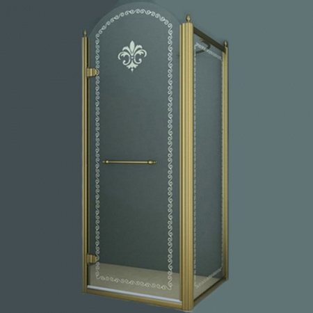 Душевой уголок Cezares Retro RETRO-AH-1-90/100-CP-Br-L 90х100 бронза L фото