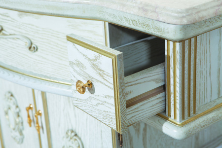 Тумба под раковину Bellezza Аврора 115 белая фото