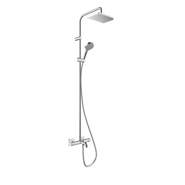 Душевая система (стойка) с термостатом Hansgrohe Vernis Shape Showerpipe 230 1jet 26284000 хром фото