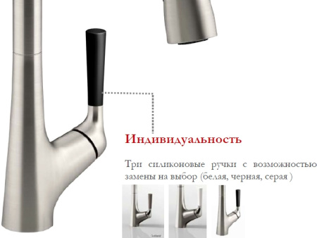 Смеситель для кухни Jacob Delafon Malleco E77748-CP хром фото