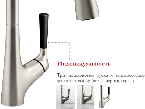 Смеситель для кухни Jacob Delafon Malleco E77748-CP хром фото