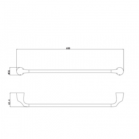 Полотенцедержатель Rush Devon DE75531 фото