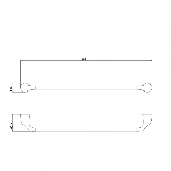 Полотенцедержатель Rush Devon DE75531 фото