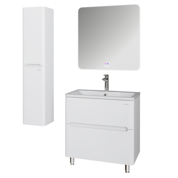 Зеркало с сенсорным выключателем и подогревом Grossman ELEGANS-норма 178080 80x80 фото