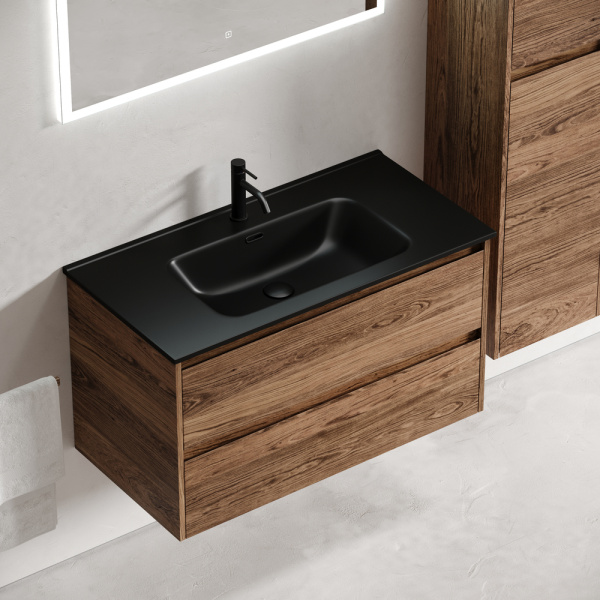 Тумба под раковину Sancos Libra LB90ECH дуб чарльстон фото