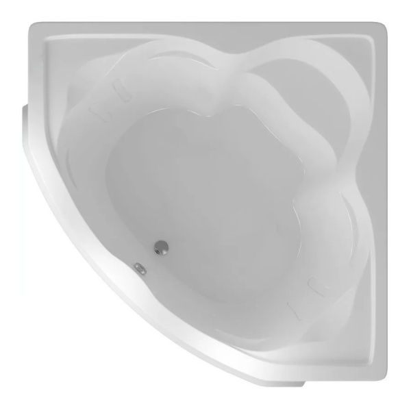 Акриловая ванна Aquatek Сириус без гидромассажа 164x164 с каркасом и экраном фото