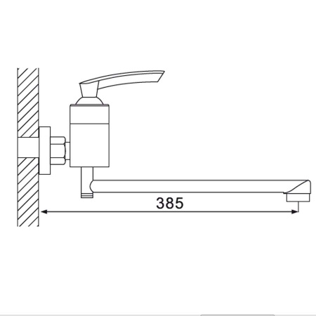 Смеситель для ванны с душем Oute T20 T2023 фото