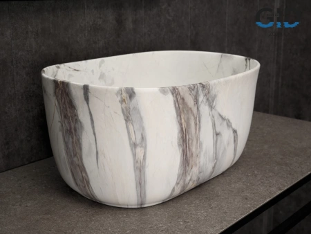 Накладная раковина GID Mnc9302 54481 45x32 под мрамор фото