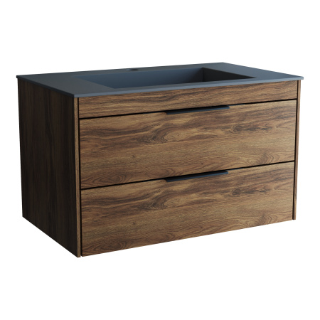 Тумба под раковину Vincea Chiara 2D VMC-2C2800CO С.Oak 80 см фото