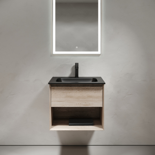 Тумба под раковину Sancos Marmi 1.0 MR1.060EG дуб галифакс натуральный фото
