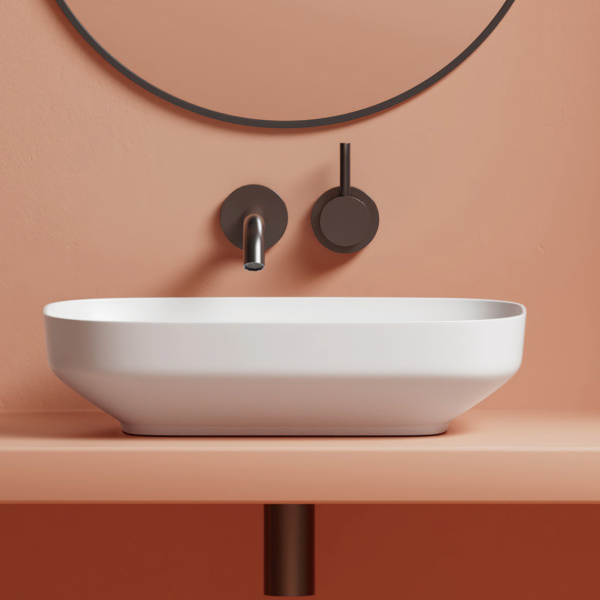 Накладная раковина Abber Rechteck AC2221 58x38 фото