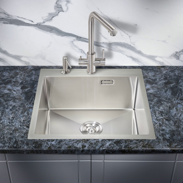 Мойка для кухни из нержавеющей стали Milacio Denia 51 MC.77480 51x51 нержавеющая сталь фото