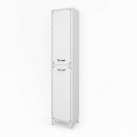 Шкаф-пенал Kaksa Классик-Д 004064 серебро фото