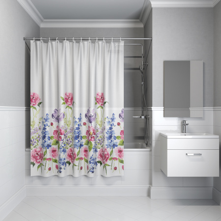 Текстильная шторка для ванной комнаты Iddis Promo 180*180см PEVA P06PV11i11 фото