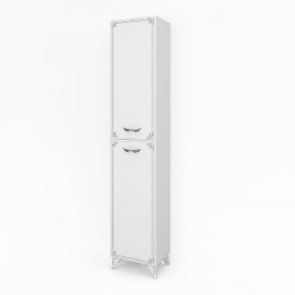 Шкаф-пенал Kaksa Классик-Д 004064 серебро фото