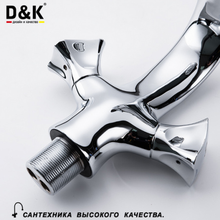 Смеситель для раковины двухвентильный D&K Hessen Grimm DA1382101 фото