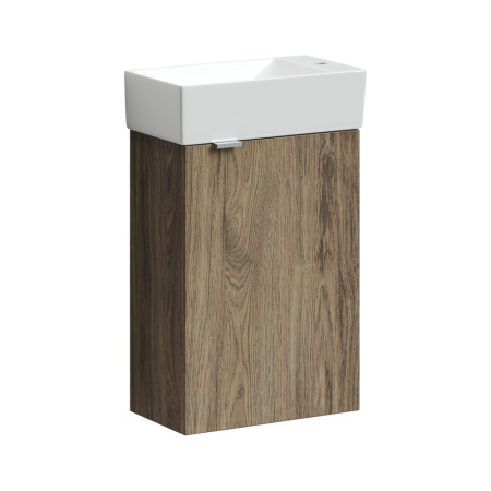 Тумба под раковину Sancos Mini MN35ECHR дуб чарльстон фото