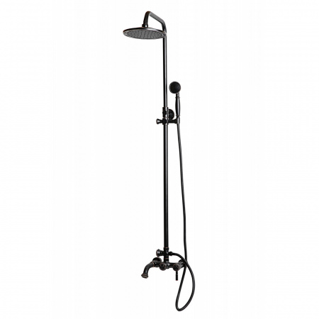 Душевая система (стойка) Milacio Vitoria MC.101.BBR чёрная бронза фото