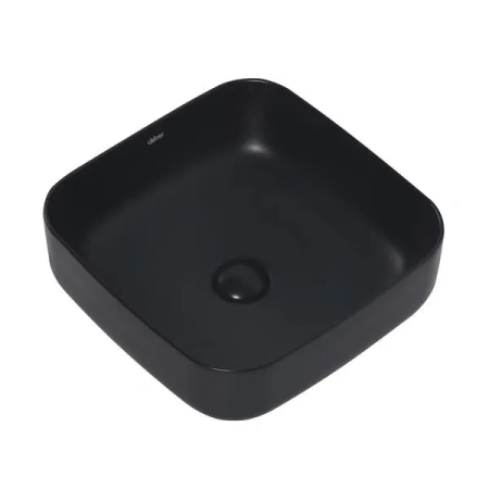 Накладная раковина Abber Rechteck AC2211MB 38x38 черная матовая фото
