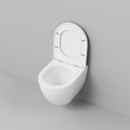 Подвесной унитаз со смывом торнадо Grossman GR-4455SQC с сиденьем/с закрытым дном фото