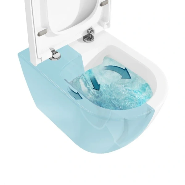 Подвесной унитаз безободковый VitrA Sanibelle 7551B003-0075 фото