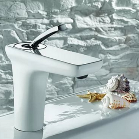 Смеситель для раковины E.C.A. Novita 104108925 белый фото