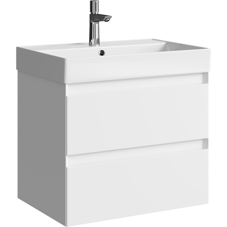 Тумба под раковину Aqwella Geometria 65 GE01652WM белая фото