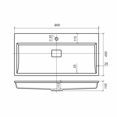 Раковина Uperwood Barsa 90 2901120346 фото