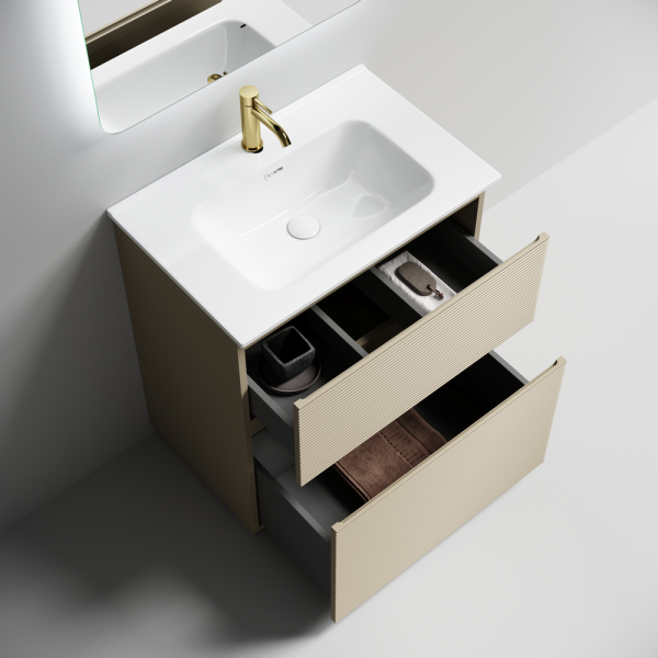 Тумба под раковину Sancos Folk Floor FL70FCP капучино фото