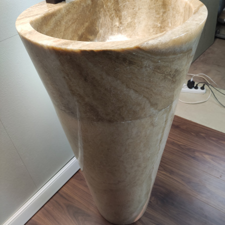 Раковина напольная из оникса Sunset ON-01352 (45*45*90) фото