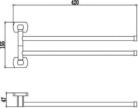 Полотенцедержатель Savol 99 S-009902 фото