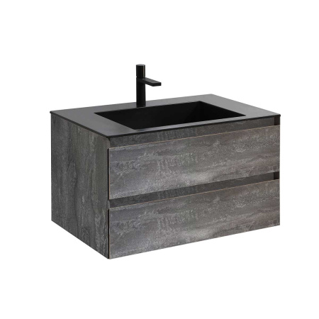 Тумба под раковину Vincea Luka VMC-2L800GS G.Stone 80 см фото