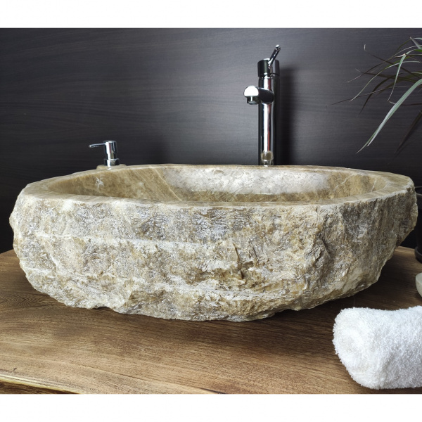 Накладная раковина из оникса Indo Erozy Sunset EO-00065 фото