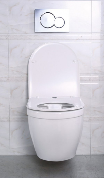 Унитаз подвесной BelBagno Loto BB070CHR безободковый фото