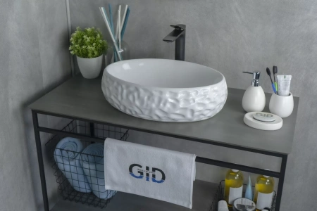 Накладная раковина GID 9030wf 48х34 фото