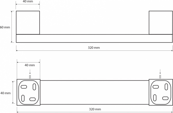 Поручень Bemeta Via 135007072 фото
