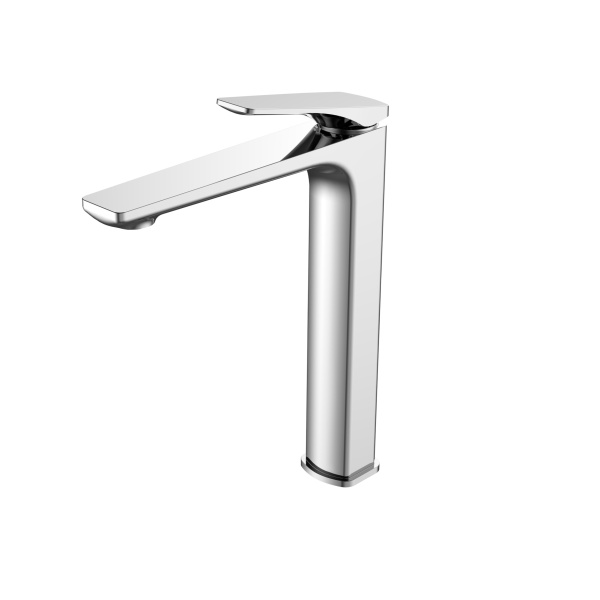 Высокий смеситель для раковины Vincea Puro VBF-5P02CH хром фото