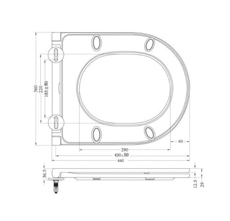 Сиденье для унитаза Art&Max Bari AM822SC с микролифтом фото