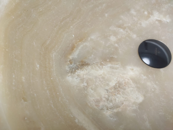 Накладная раковина из оникса Bowl Yellow Big BO-01097 (50*50*15см) фото