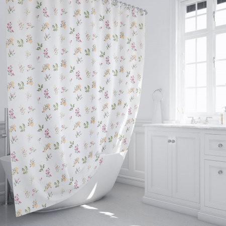 Текстильная шторка для ванны Fixsen Design Flora FX-1507 фото