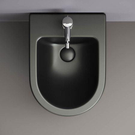 Биде Ceramica Nova Metropol CN4003MB подвесное Черное фото
