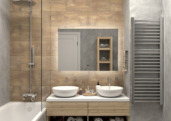 Зеркало с подсветкой Art&Max Perugia AM-Per-1000-800-DS-F 100x80 фото