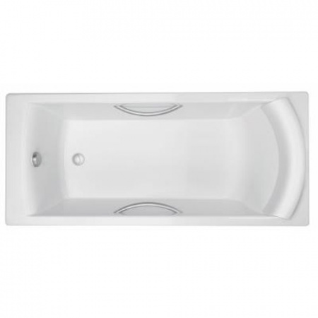 Чугунная ванна Jacob Delafon Biove E2938 с отверстиями для ручек 170x75 фото