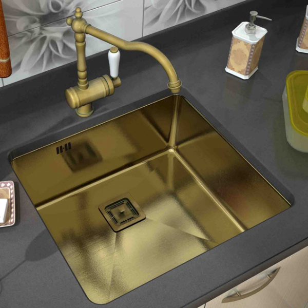 Мойка кухонная Zorg Inox Pvd SZR-44 BRONZE фото