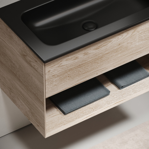 Тумба под раковину Sancos Marmi 1.0 MR1.080EG дуб галифакс натуральный фото