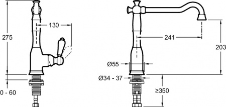 Смеситель для кухни Jacob Delafon Louise E24367-CP фото
