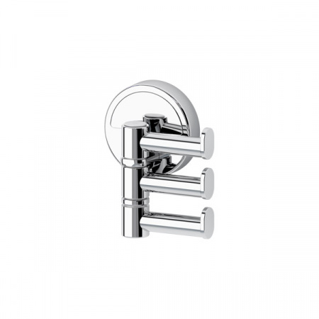 Держатель полотенец поворотный тройной FBS Luxia LUX 047 6 см фото