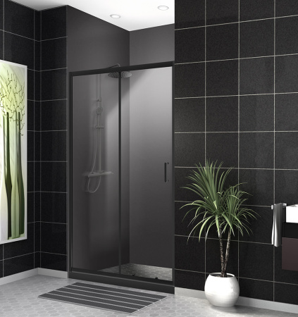 Душевая дверь BelBagno UNO-195 UNO-195-BF-1-120-C-NERO фото