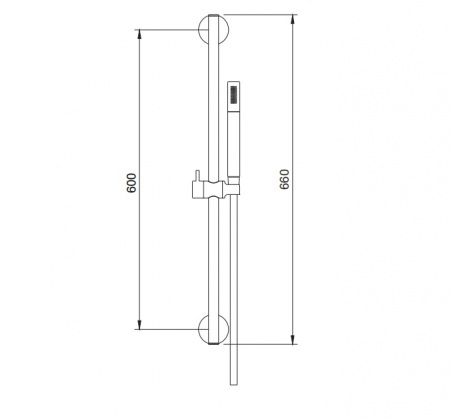 Душевой гарнитур Omnires Microphone MICROPHONE-SGL золото фото