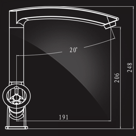 Смеситель для кухни Elghansa New Wave sigma 5907595 фото